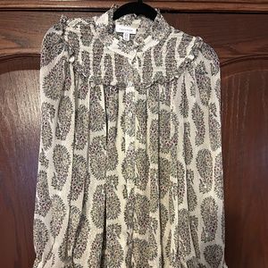 Boho floral paisley top